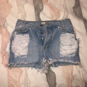 John Galt by Brandy Melville Jean Shorts